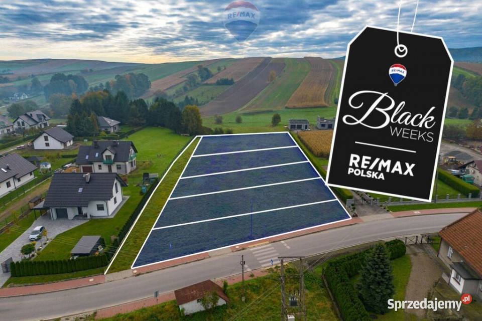 BLACK WEEKS Działki z pozwoleniem 2 centrum 0m Sprzedaż Wieprz sprzedam