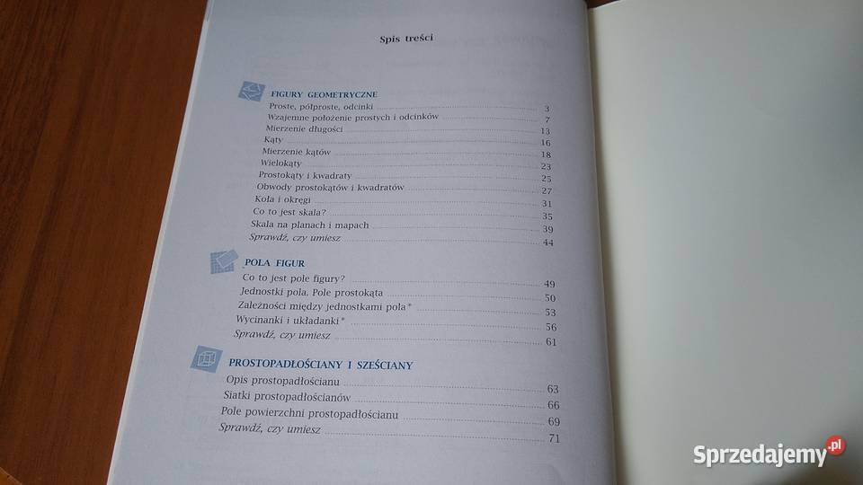 Matematyka z plusem 4 figury geometryczne zeszyt Gdańsk