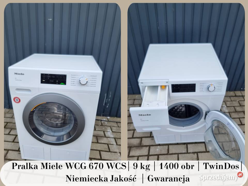 Pralka Miele WCG 670 WCS 9 1400 obr TwinDos Menu wolnostojące Wrocław