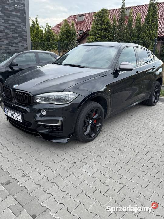 Bmw x6 f16 2015r m50d 381 msport uszkodzone Legnica