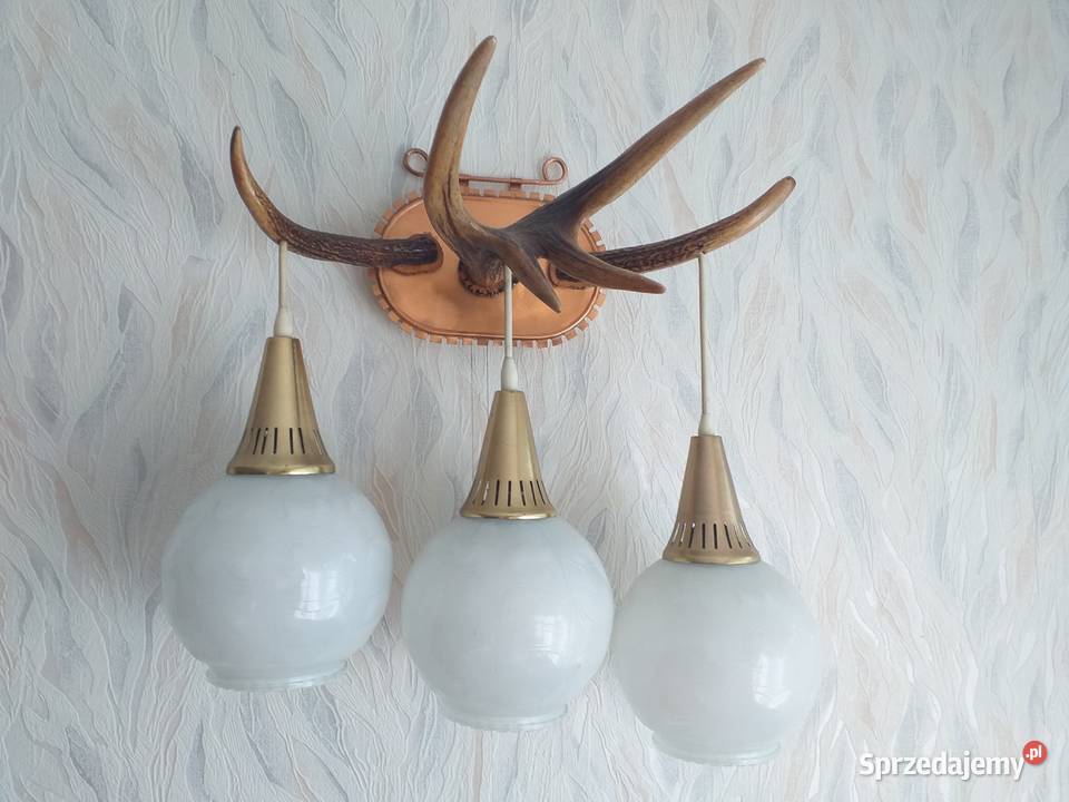 Oświetlenie z rogów i miedzi Starogard Gdański