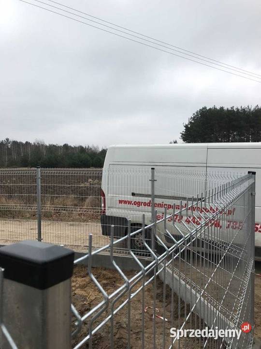 Ogrodzenie panelowe 153 z PODMURÓWKA Ogrodzenia i bramy Budownictwo i akcesoria Białystok