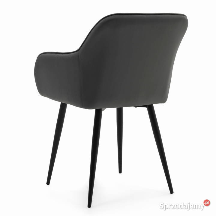 Szare Krzesło Tapicerowane Lago Wysyłka 24H Tarchały Małe