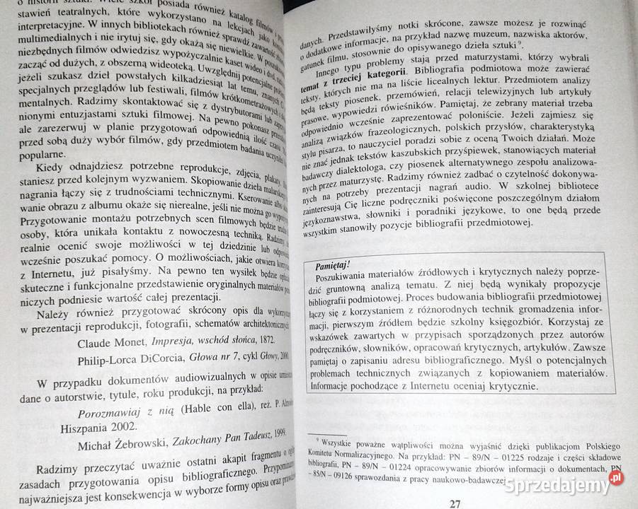 Język Polski Nowa Matura Prezentacja i rozmowa Chełm