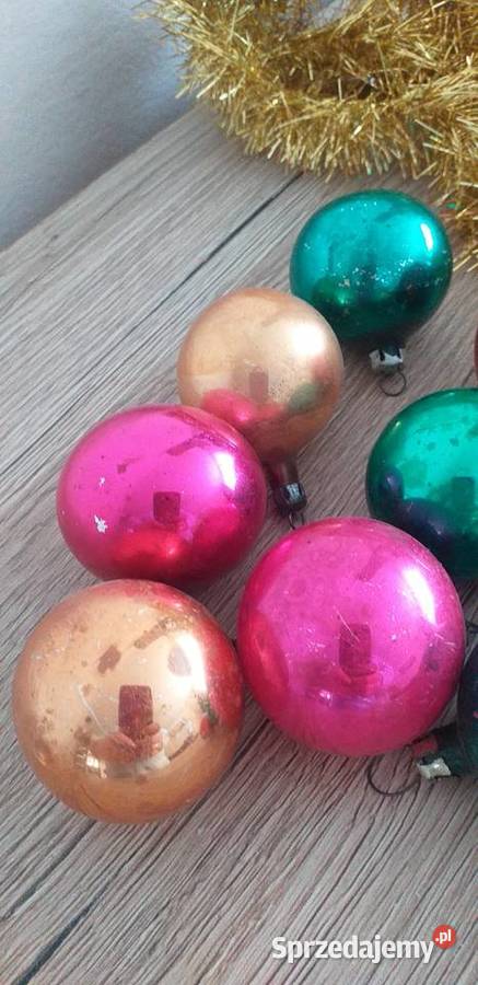 Ozdoby choinkowe prl Przedbórz