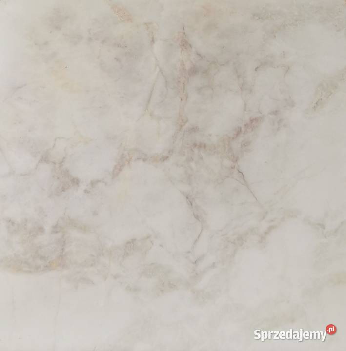 Marmur BIANCO RHINO 80x80x2 poler Przemyśl
