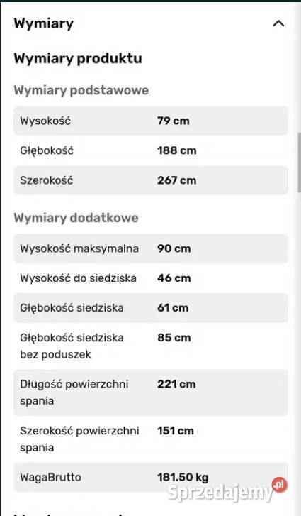 Narożnik Malaga Agata Meble Katowice sprzedam