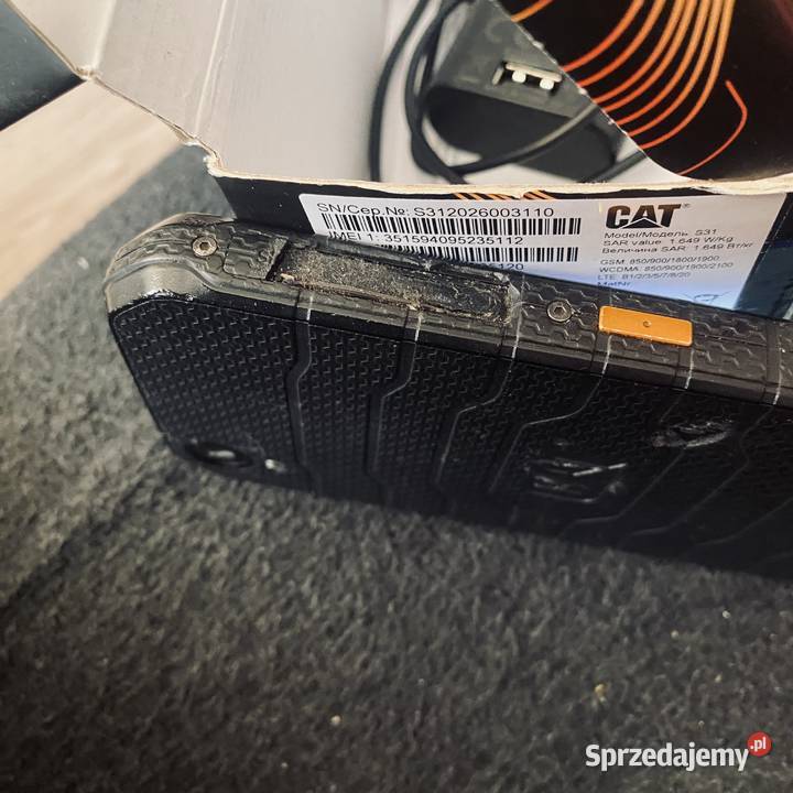 Smartfon Cat Phones S41 3 GB 32 GB 4G LTE czarny Elbląg sprzedam