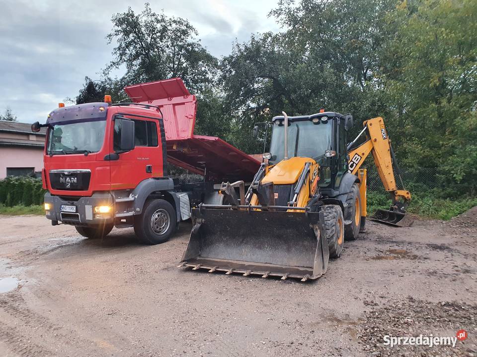 ziemia piasek Transport wywrotka koparko lubelskie Borowina usługi budowlane