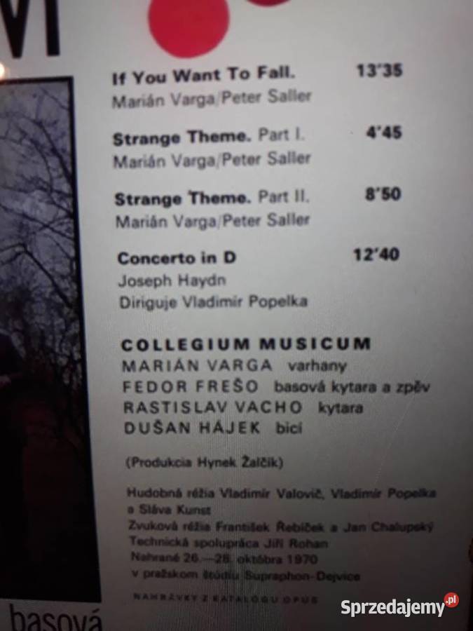 Archiwum słowackiego Prog Rocka COLLEGIUM Rzeszów