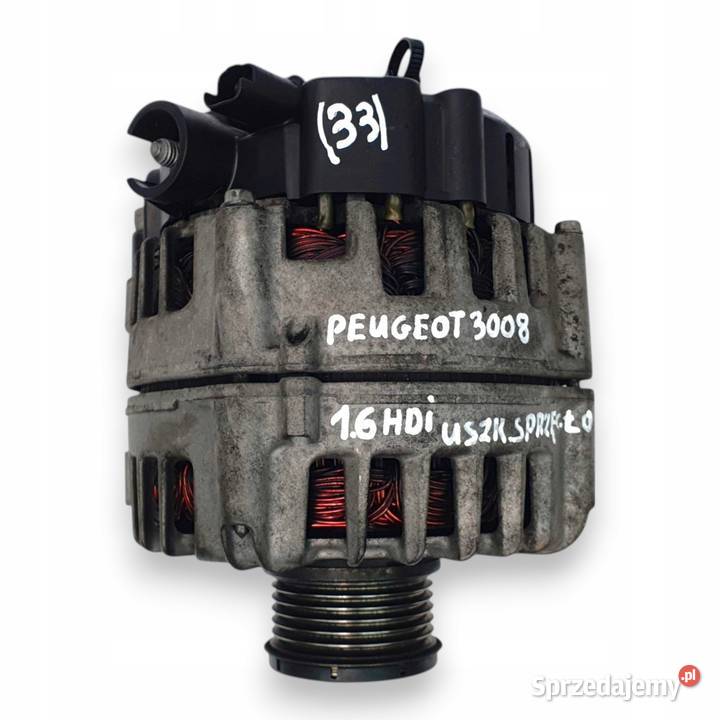 ALTERNATOR Peugeot 3008 16HDi VALEO 9688085380 osobowe Chełm