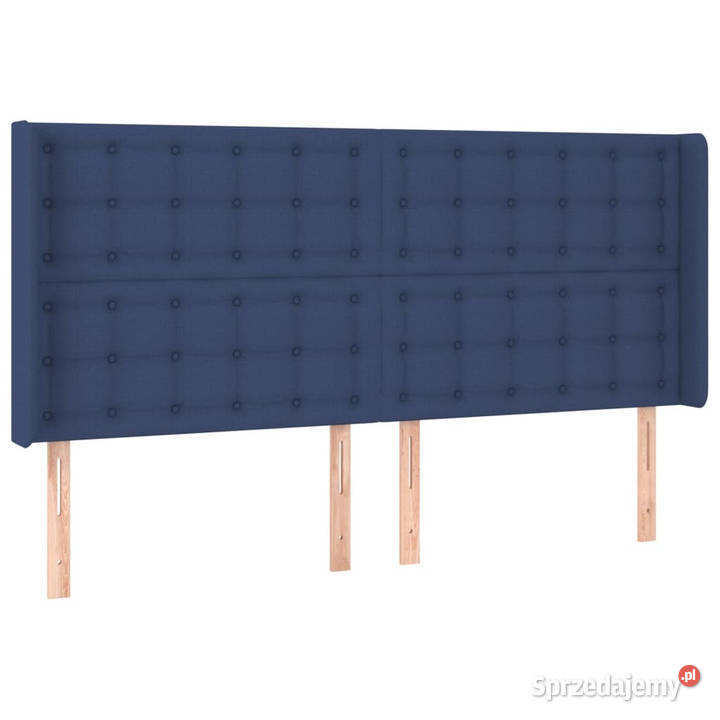 Zagłówek do łóżka z LED niebieski 183x16x118128 Warszawa