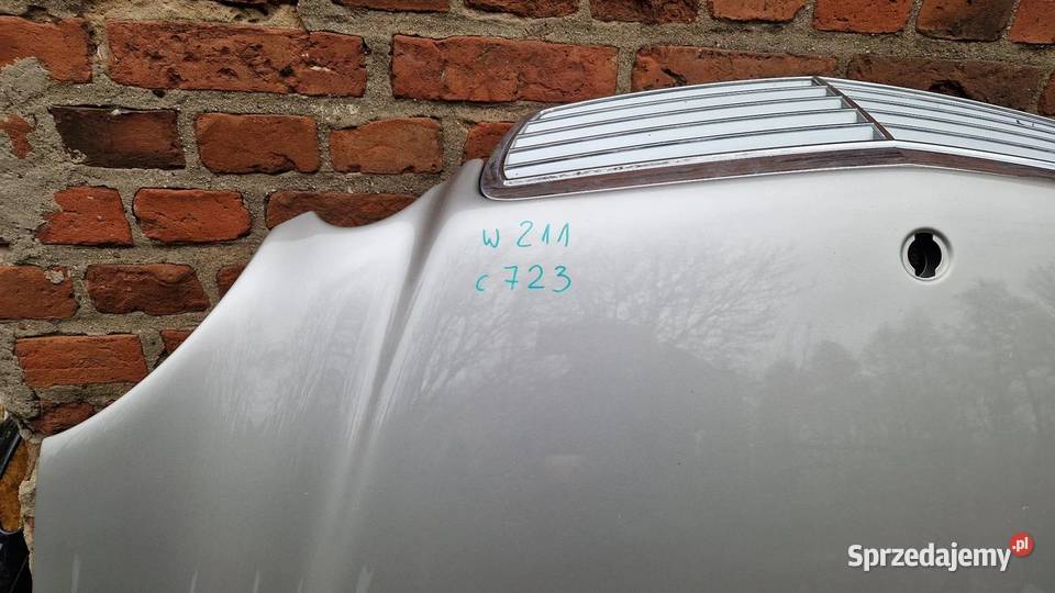 Mercedes eklasa w211 maska silnika pokrywa