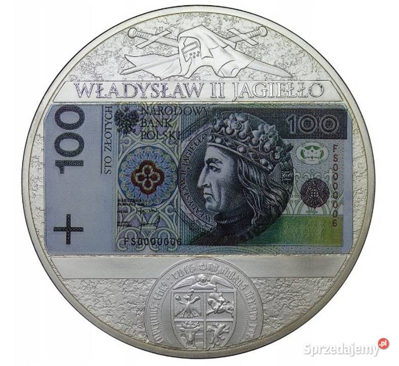 MEDAL MONETA Banknot Mieszko Chrobry Kazimierz