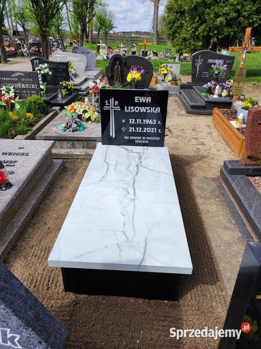 Nagrobki w montujemy w całej Polsce pojedynczy
