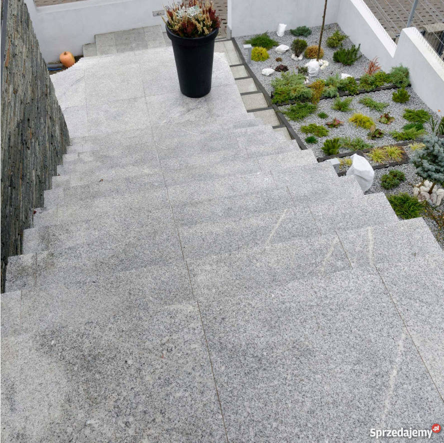 Płytki Granitowe Szare G603 60x60x15 struktura Materiały budowlane Łódź