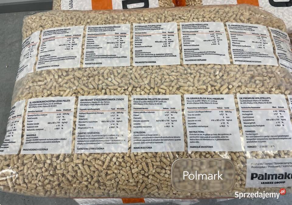 Pellet WhiteWood certyfikat ENplus A1 Polmark Kąty Wrocławskie