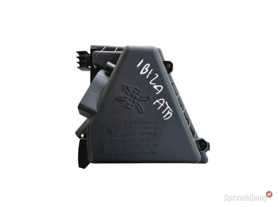 OBUDOWA FILTRA POWIETRZA IBIZA III POLO 14 19 osobowe Przewody powietrza Działoszyce sprzedam