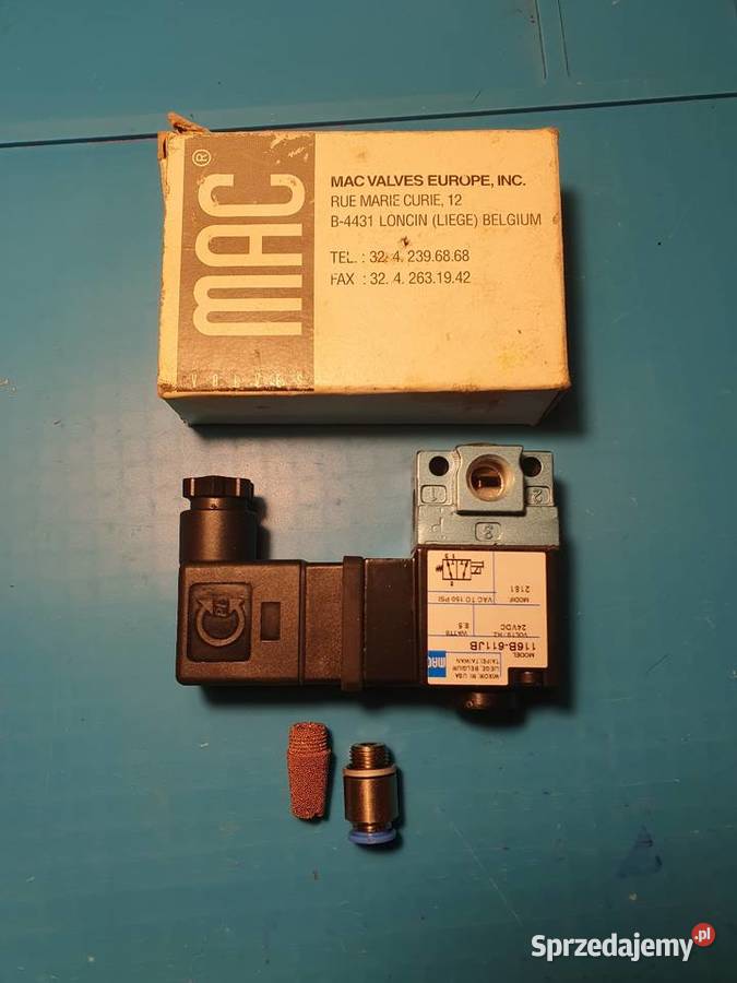 Elektrozawor MAC 116B611JB modól rozdzielacz Produkcja