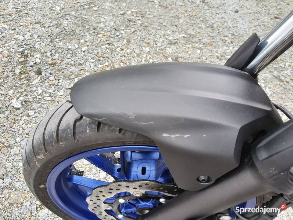 Yamaha MT07 2020 4382 przebieg Kategoria A2