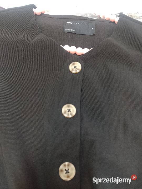 4042 ASOS Design Czarna ołówkowa kamizelka Kraków