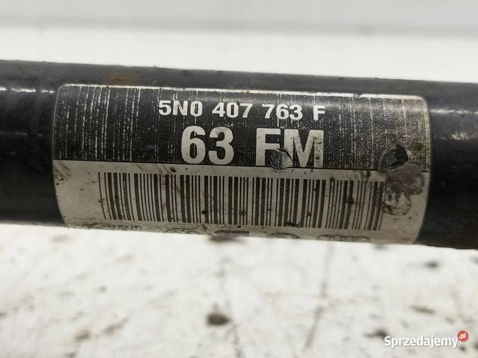 PÓŁOŚ LEWY PRZÓD 20 TDI 140 4X4 5N0407763F VW