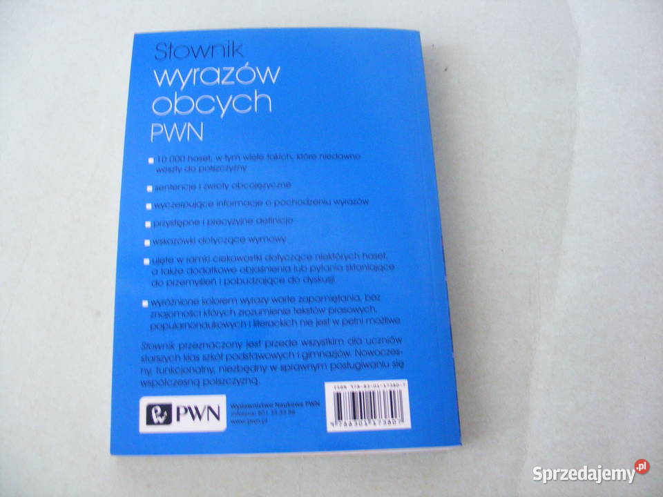 Słownik wyrazów obcych Terminy literackie Oborniki Śląskie