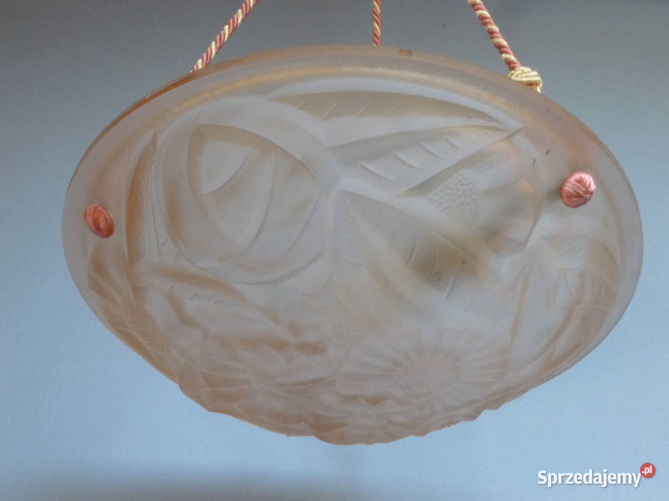 Stara oryginalna ampla art deco o ciekawej Wieliczka