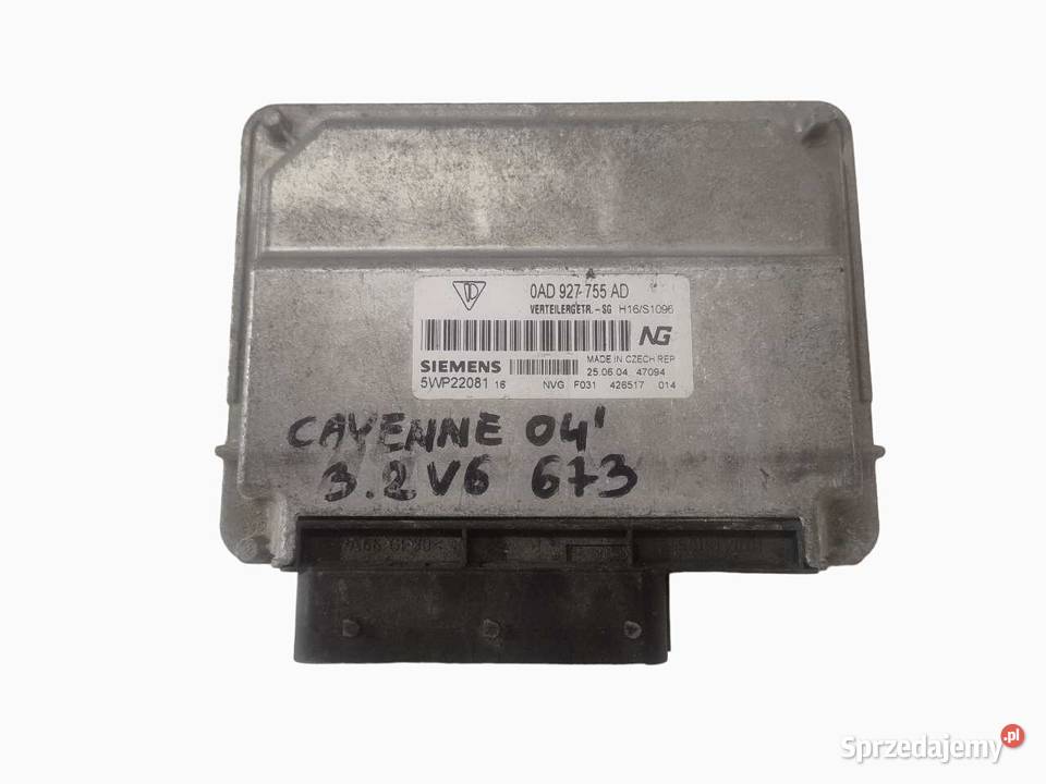 MODUŁ REDUKTORA AUTOMAT PORSCHE CAYENNE 7L 32 V6 osobowe sprzedam