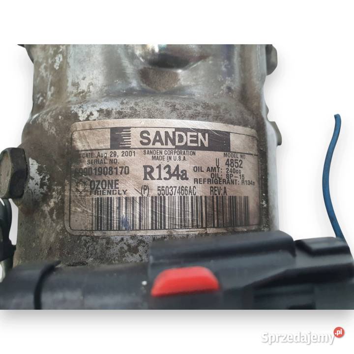 SPRĘŻARKA KLIMATYZACJI Jeep Cherokee 37 V6 4852 lubelskie Chełm