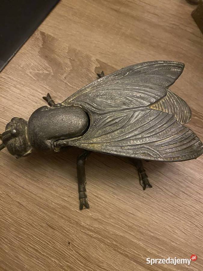 Stara popielniczka mucha pokryta patyną świętokrzyskie sprzedam