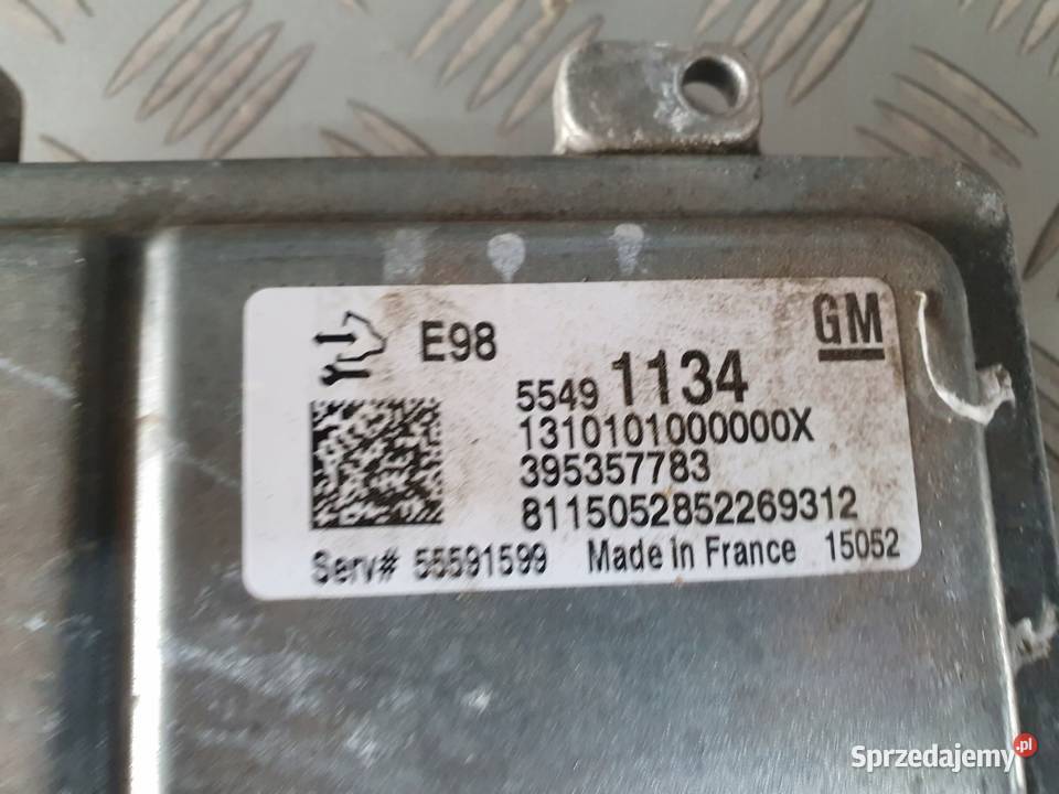 OPEL MOKKA 16 STEROWNIK SILNIKA 55491134 Przemęt