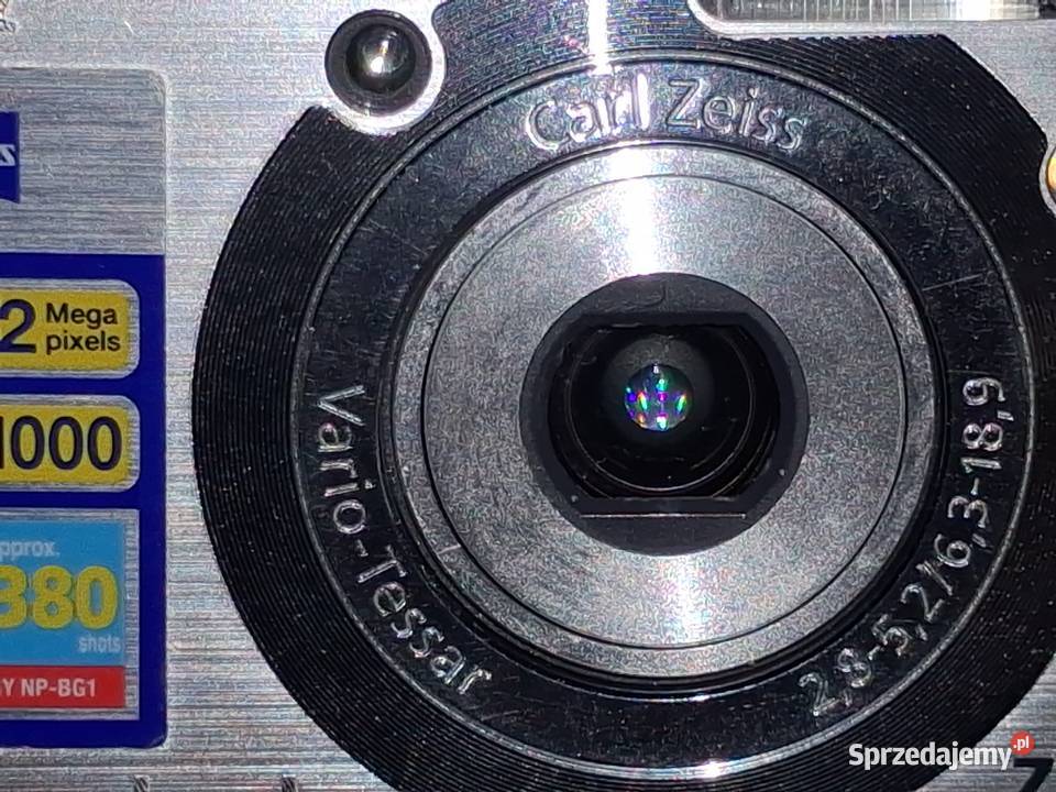 Aparat Sony dsc w55 Cyber shot ładowarka karta Elektronika Szczecin