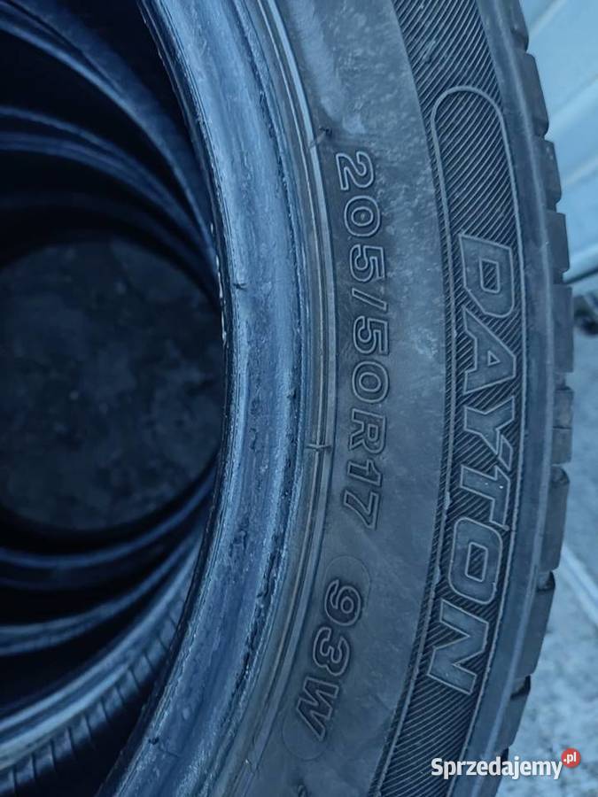 Komplet opon letnich 20550r17 tanio lato Mysłowice sprzedam
