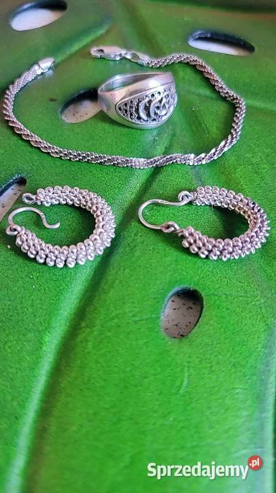 Srebrne kolczyki 925 Warszawa sprzedam