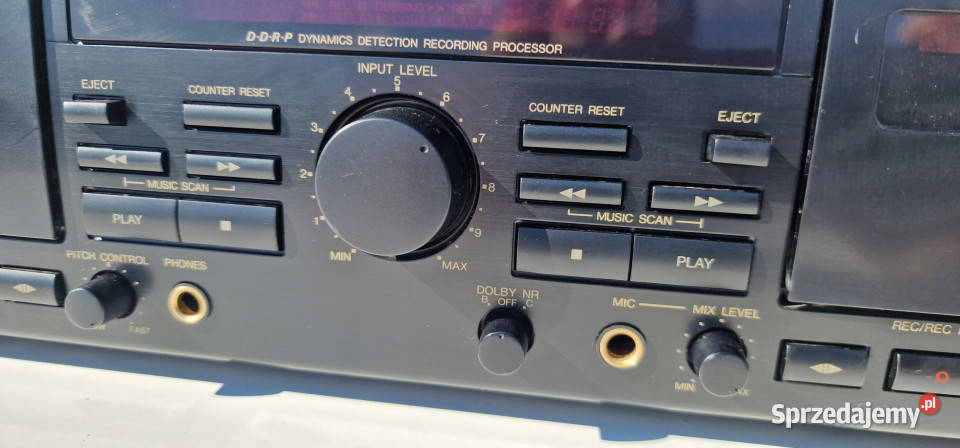 Magnetofon JVC TDW308 casette deck Międzychód