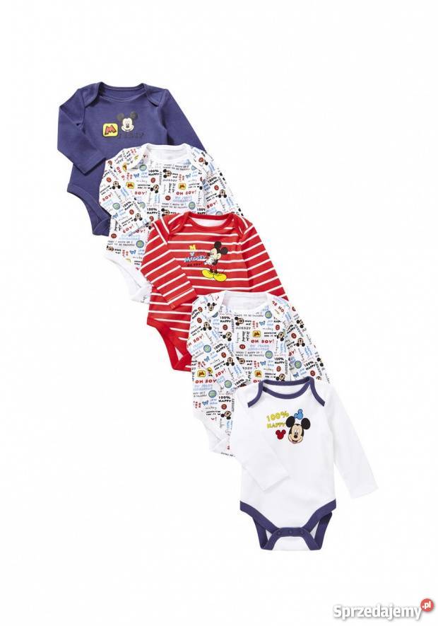 Nowe body 56 DISNEY FF 5 sztuk Wysyłka uniseks śląskie Knurów