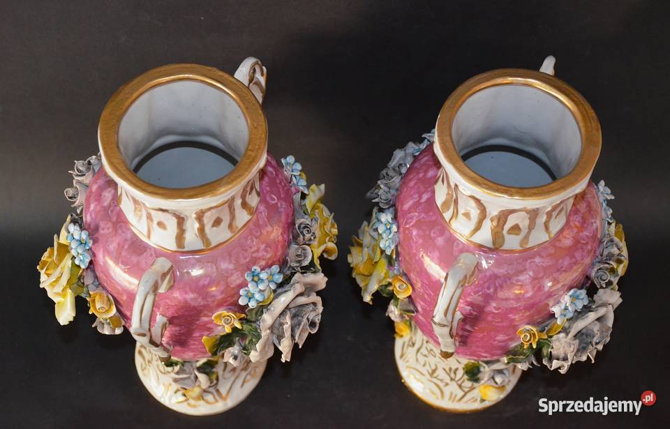 Porcelana Roceram Wazon waza Lalea do kolekcji Antyki, Sztuka, Kolekcje wielkopolskie Środa Wielkopolska
