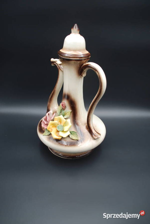 Duża waza porcelanowa z przykrywką Antyki, Sztuka, Kolekcje Poznań sprzedam
