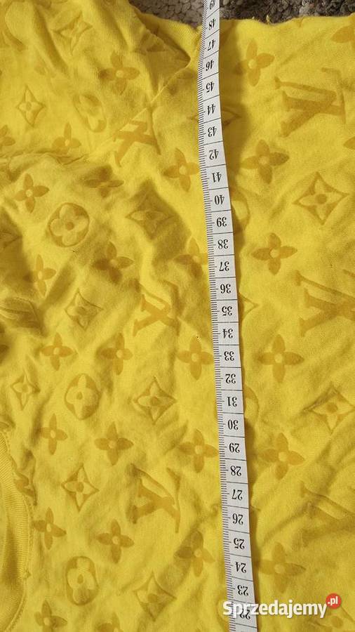 Louis Vuitton Żółty TShirt Monogram 100 Bawełna Tarnobrzeg