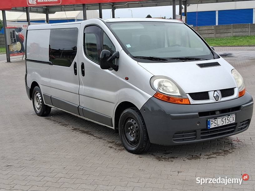 Renault Trafic 19 dCi 100 6 osób DOKA Długi Trafic Słupca