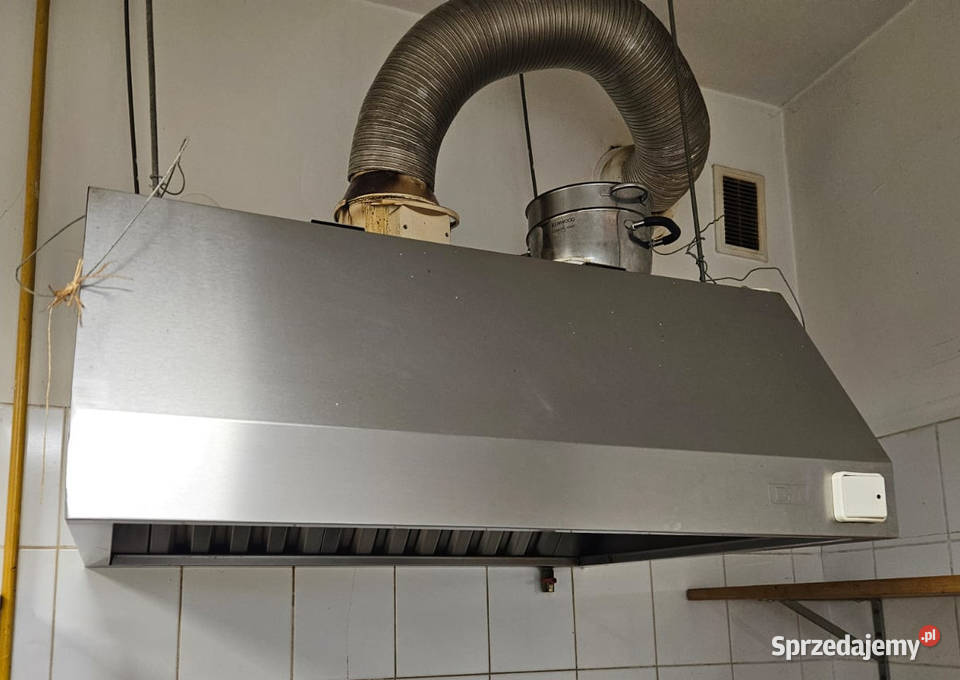 Okap nierdzewny przyścienny 100x80x40 Dora Metal Pszczyna