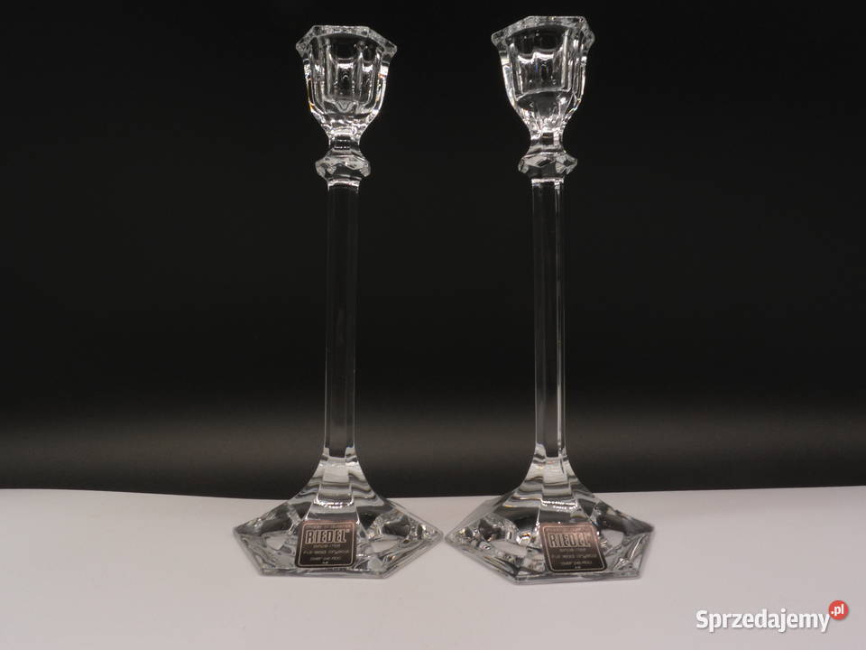 Para Kryształowych Świeczników RIEDEL Vintage Raszków