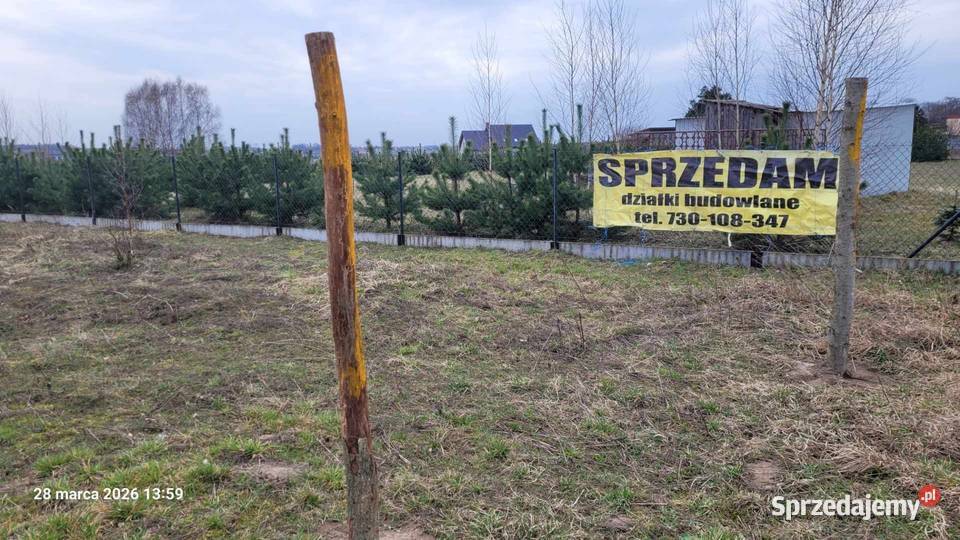 Działka budowlana Starzenice wieluń 1350 1350m2