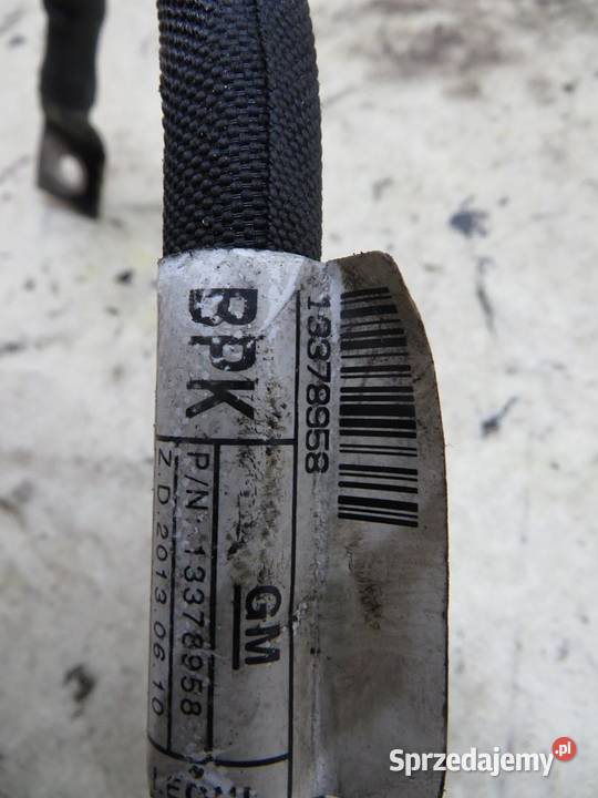 KLEMA MINUSOWA PRZEWÓD ZAFIRA C 16 CDTI 13378958 lubelskie