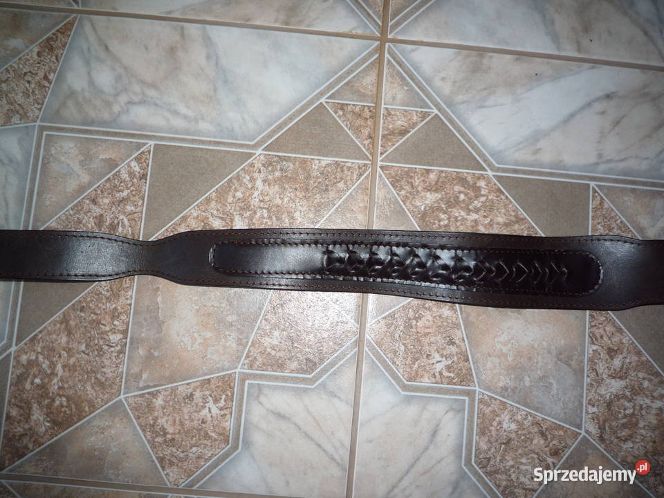 pas do broni sztucera pasek pleciony skórzany podkarpackie Chmiel