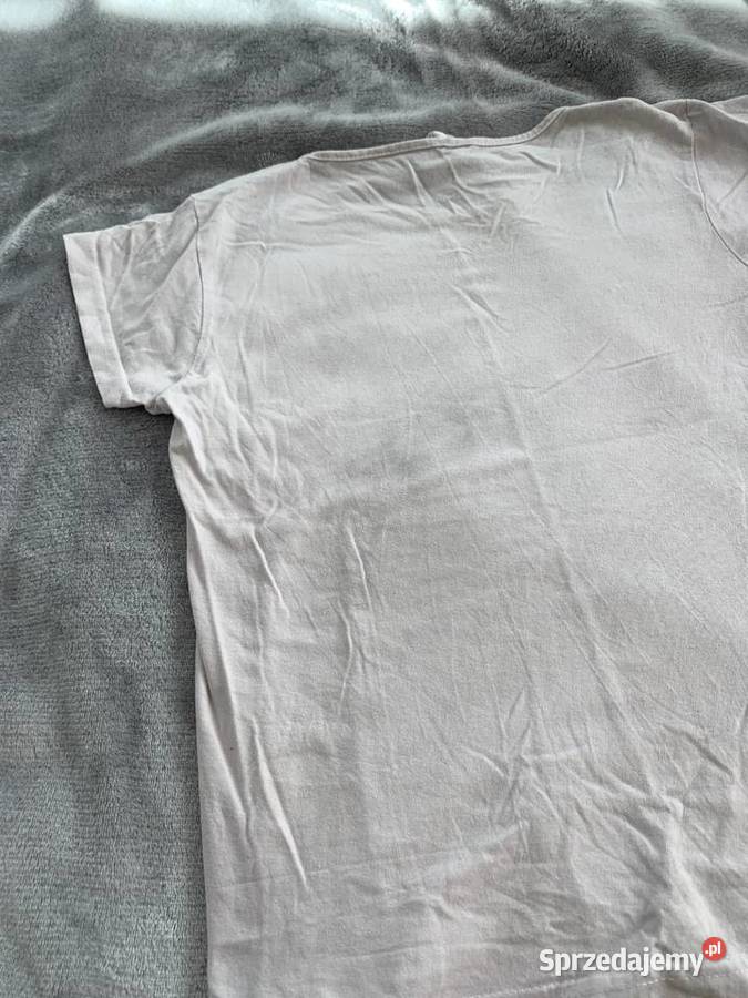 Tshirt bluzka koszulka z krótkim rękawem biała Rozmiar 152 Jasło