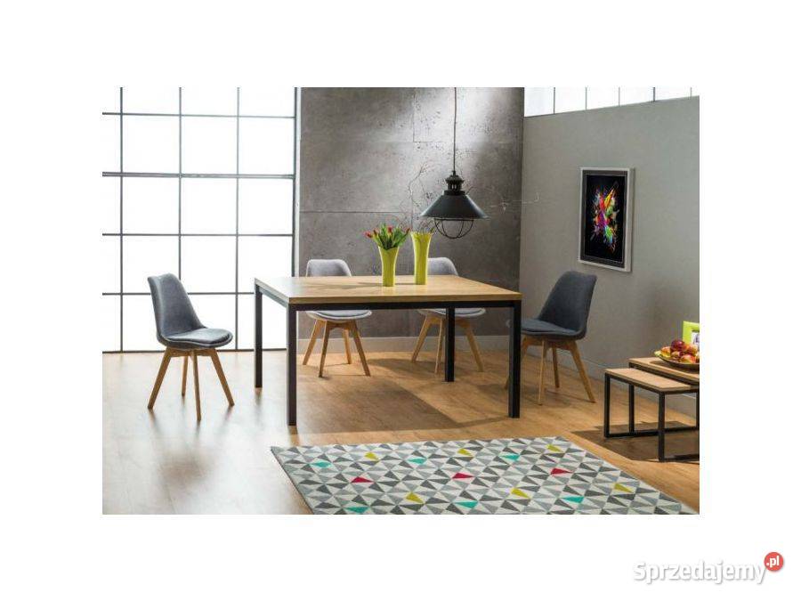 Stół Loftowy NORMANO 12080x77 4 krzesła Loftowe Ostrołęka