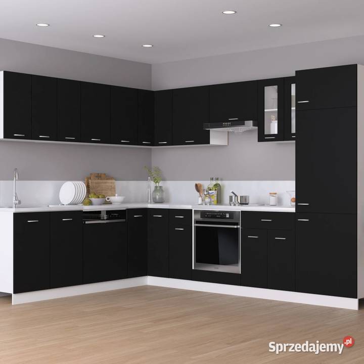 vidaXL Szafka pod zlew Lyon czarna 80x46x815 Warszawa