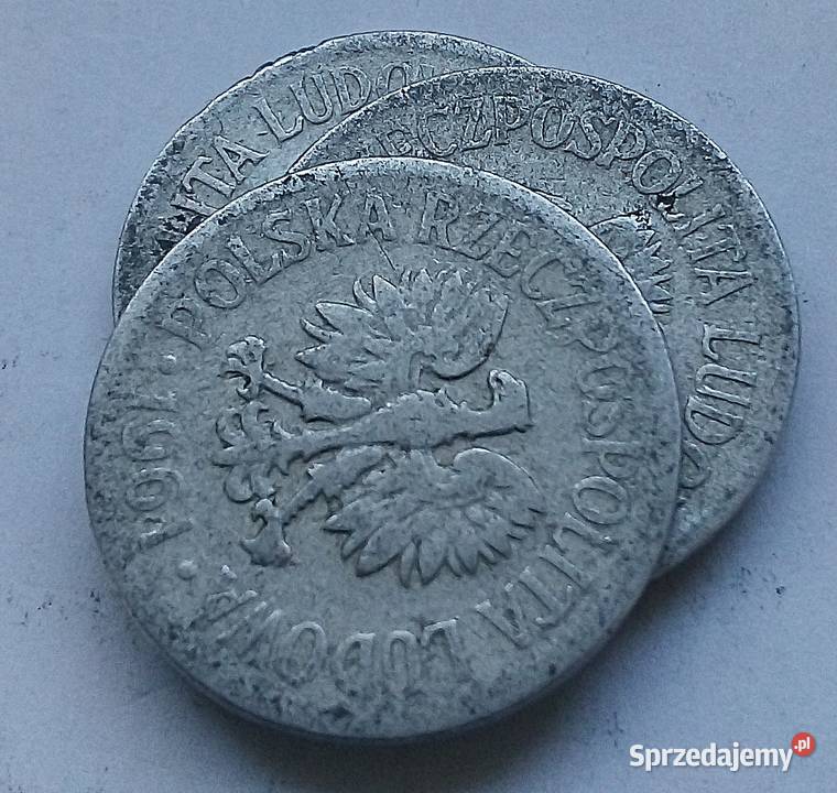POLSKA20 GROSZY1961 rbzAL3 SZTUKI Legionowo